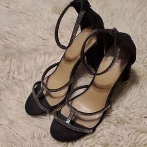 Sequin prom dance style heels size 8